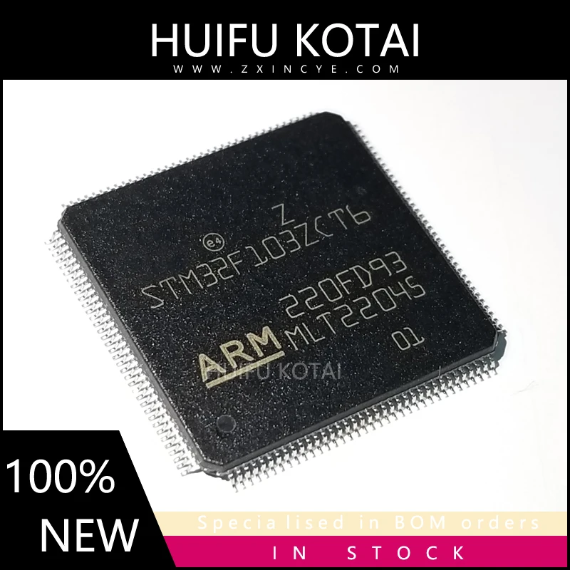 

Новые Товары в наличии STM32F103ZCT6, 1 шт.