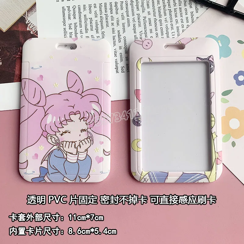 Sailor Moon ID Card Holder Cartoon Anime Print Protective Cover