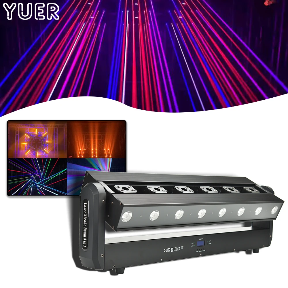 480 Muster UV-Stroboskop-Laser-Bühnenlichter RGB Led Clubparty DJ