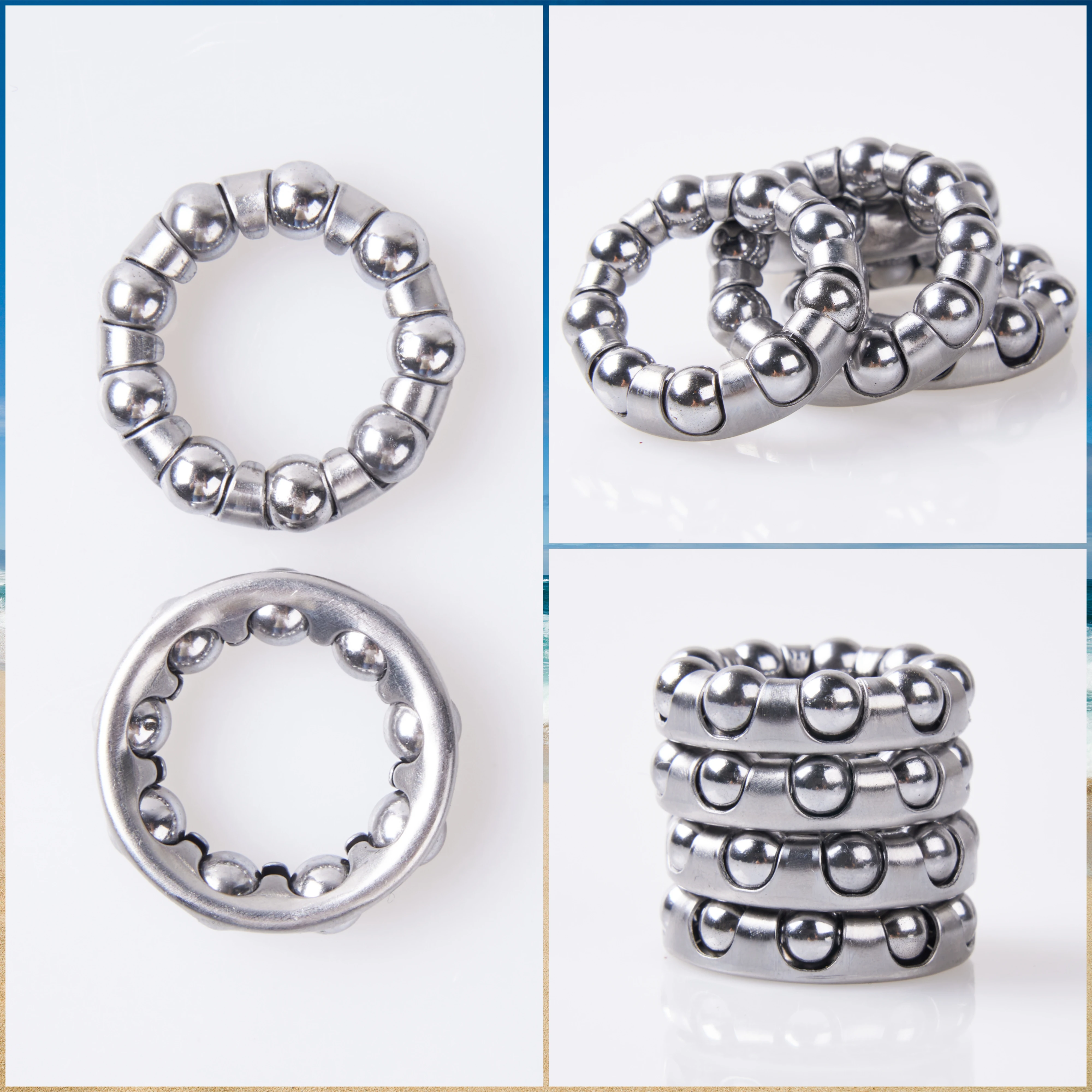 Bike Bottom bracket ball bearings bike ball bearing Bike crank bearing retainer 1/4" x 9 Balls miniature ball bearings bicycle ball bearing