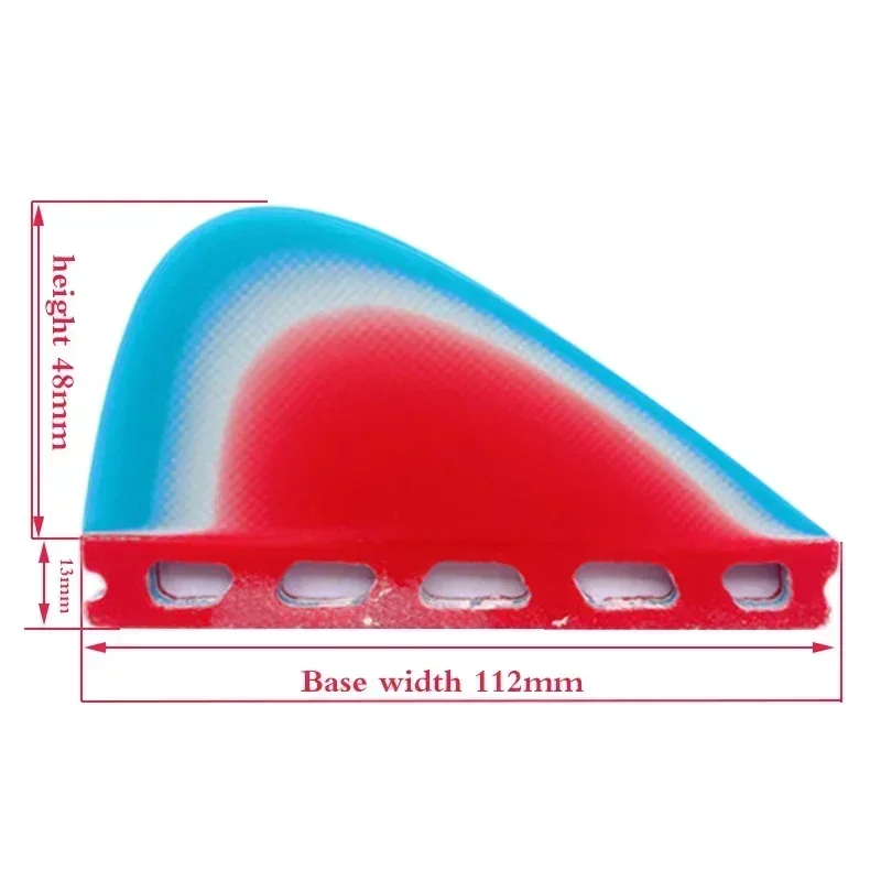 Surf Fins BiLong FCS Knubster Centre Kneel Fin BiLong Futures Barbatanas De Red Azul Surf Central Fins Surfboard Wakeboard surfboard fin