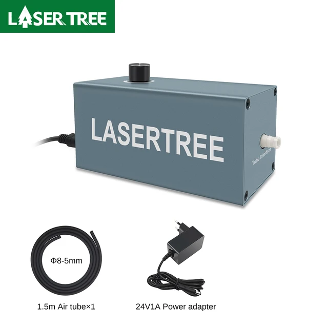 LASER TREE Laser Air Assist Compressor 15L/Min Air Pump for Remove Smoke and Dust for Laser Engraver Cutter Machine 1