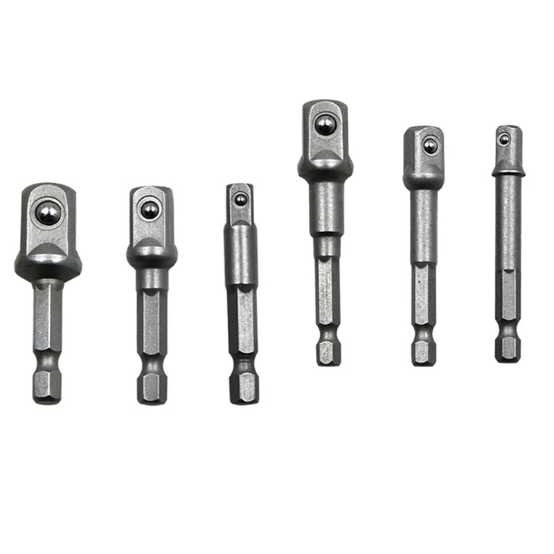 

1 Set Steel Socket Adapter Shank to 1/4" 3/8" Extension Drill Bits Dropship