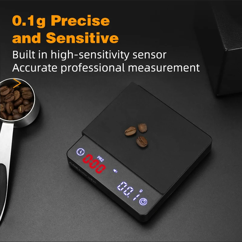 AliKisscafe 에스프레소 디지털 스케일 타이머 Usb 3kg 전자 정밀 휴대용 바리 스타 도구 주방 홈 커피 액세서리