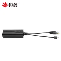 DC48V To 5V Micro USB  POE Spliter Head Shaking IP Camera power Supply Module Ethernet 100M 2
