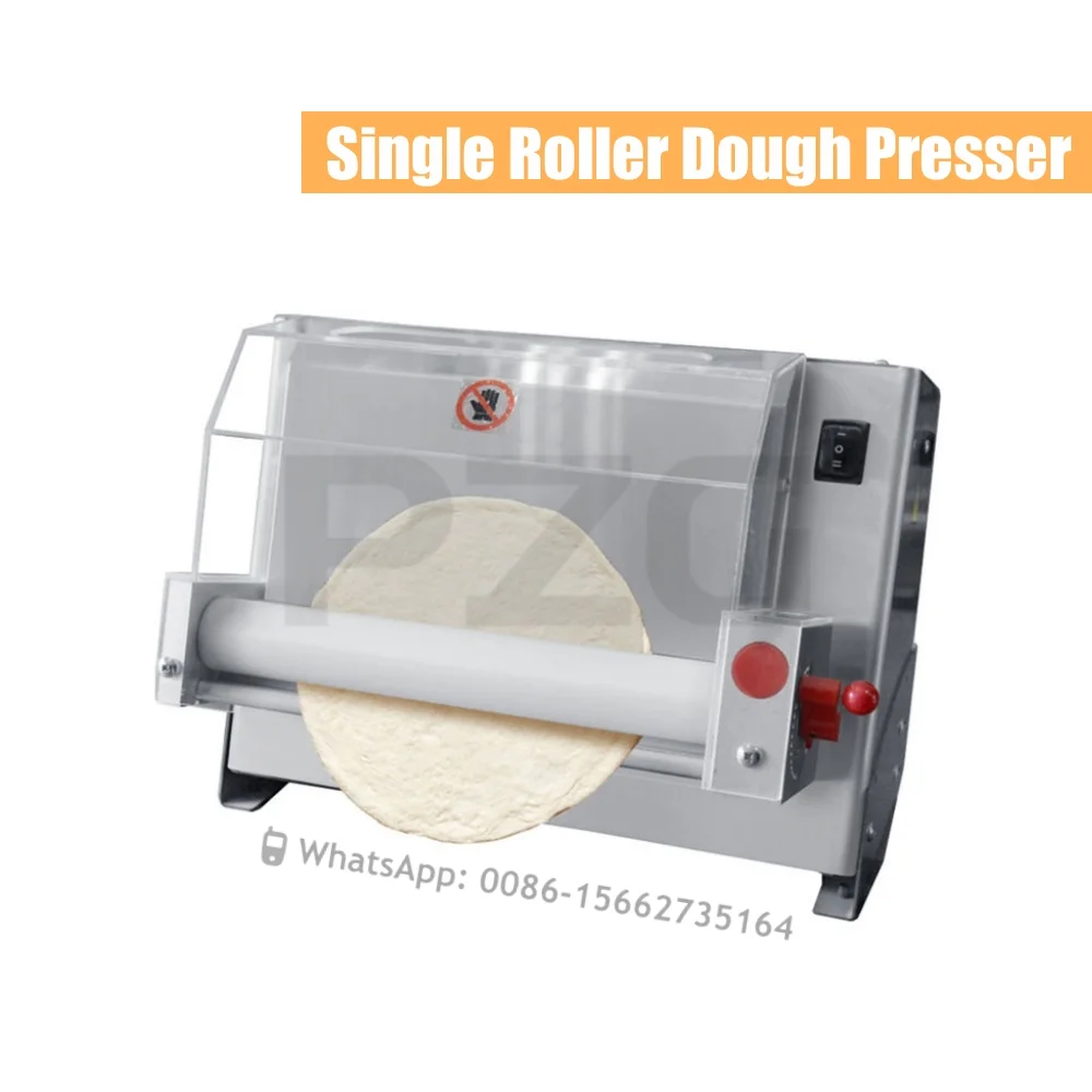 3-18 Inches Pizza Press Rolling Machine Automatic Pizza Dough Moulder Former Roller Sheeter Flattener Pressing Machine