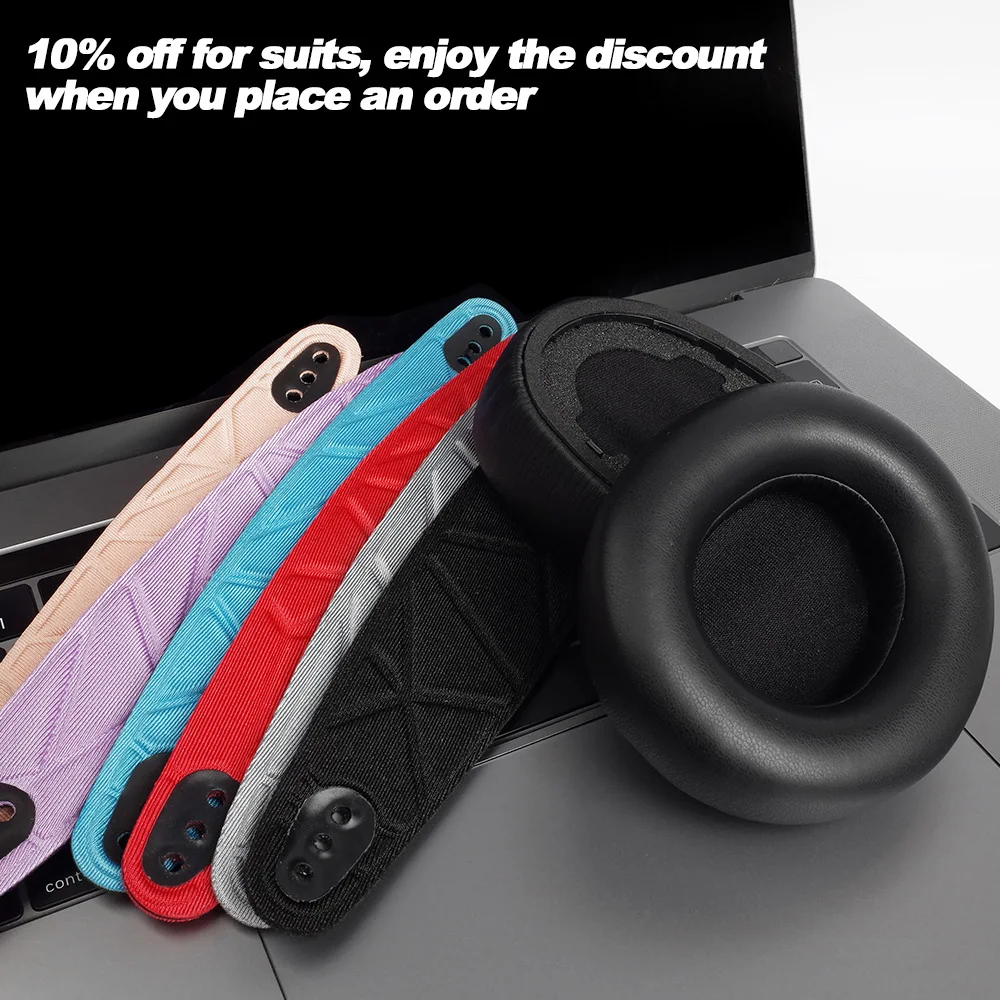 Earphone pads For SteelSeries Arctis Nova Pro Wireless replacement Earpads headphones Earmuffs Soft cloth Memory Covers Sponge