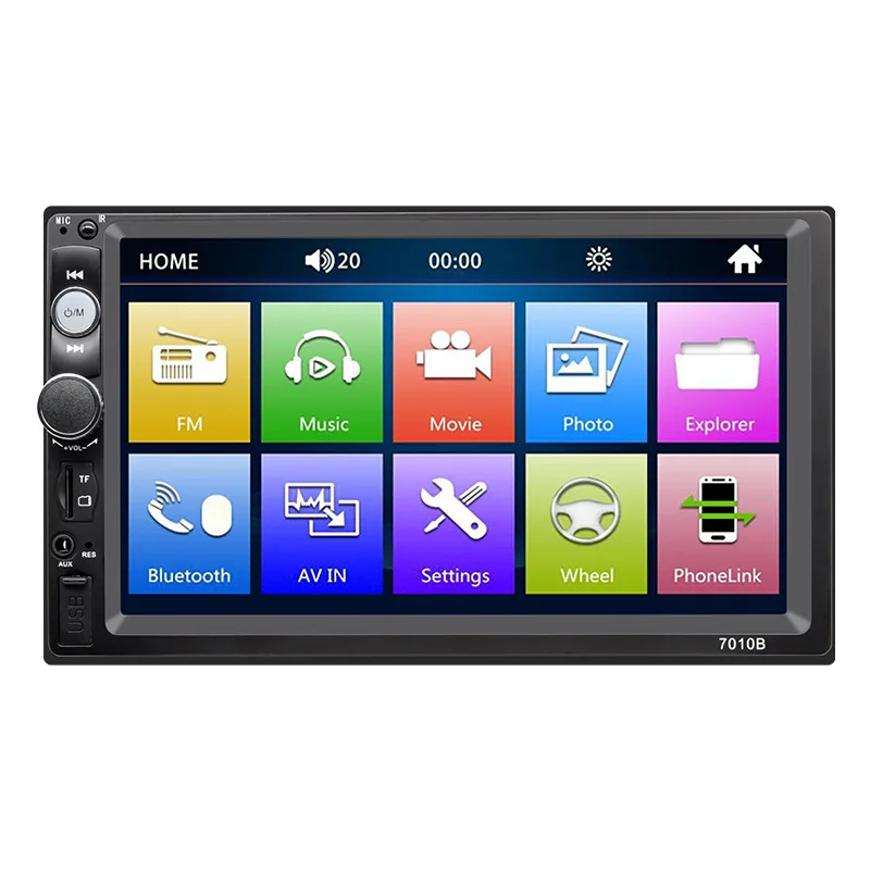 Car Multimedia Player with FM Bluetooth MP3 Speaker