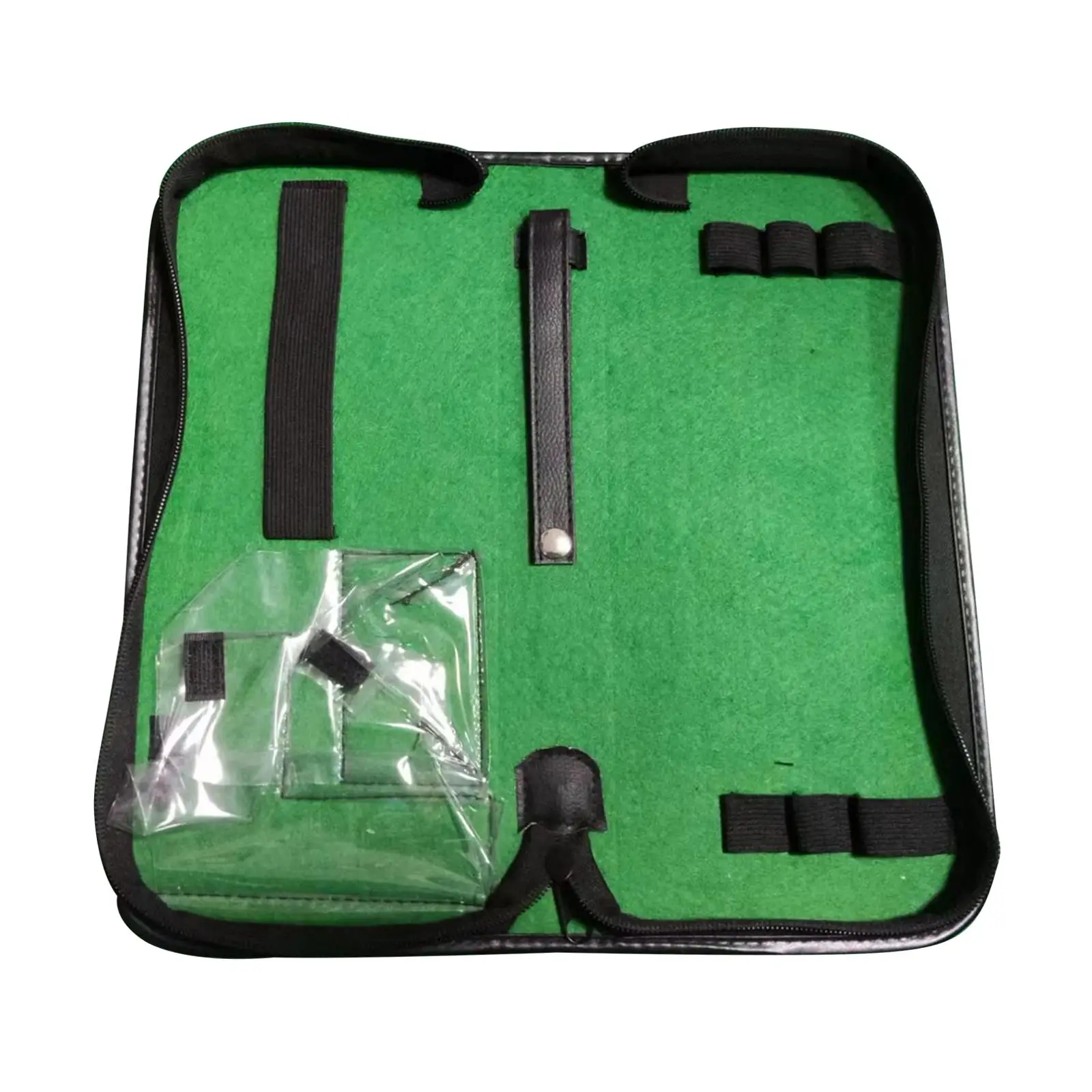 

PU Leather Pouch Golf Club Accessories Protective Portable Golf Putter Set Bag Travel Tote Bag for Golf Putting Hole Target Home
