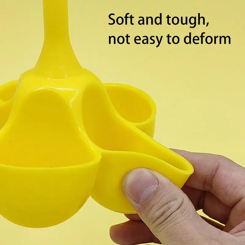 Egg Cooker Poacher Rack Silicone 5 Grids Heat-resistant Egg Boiler Holder