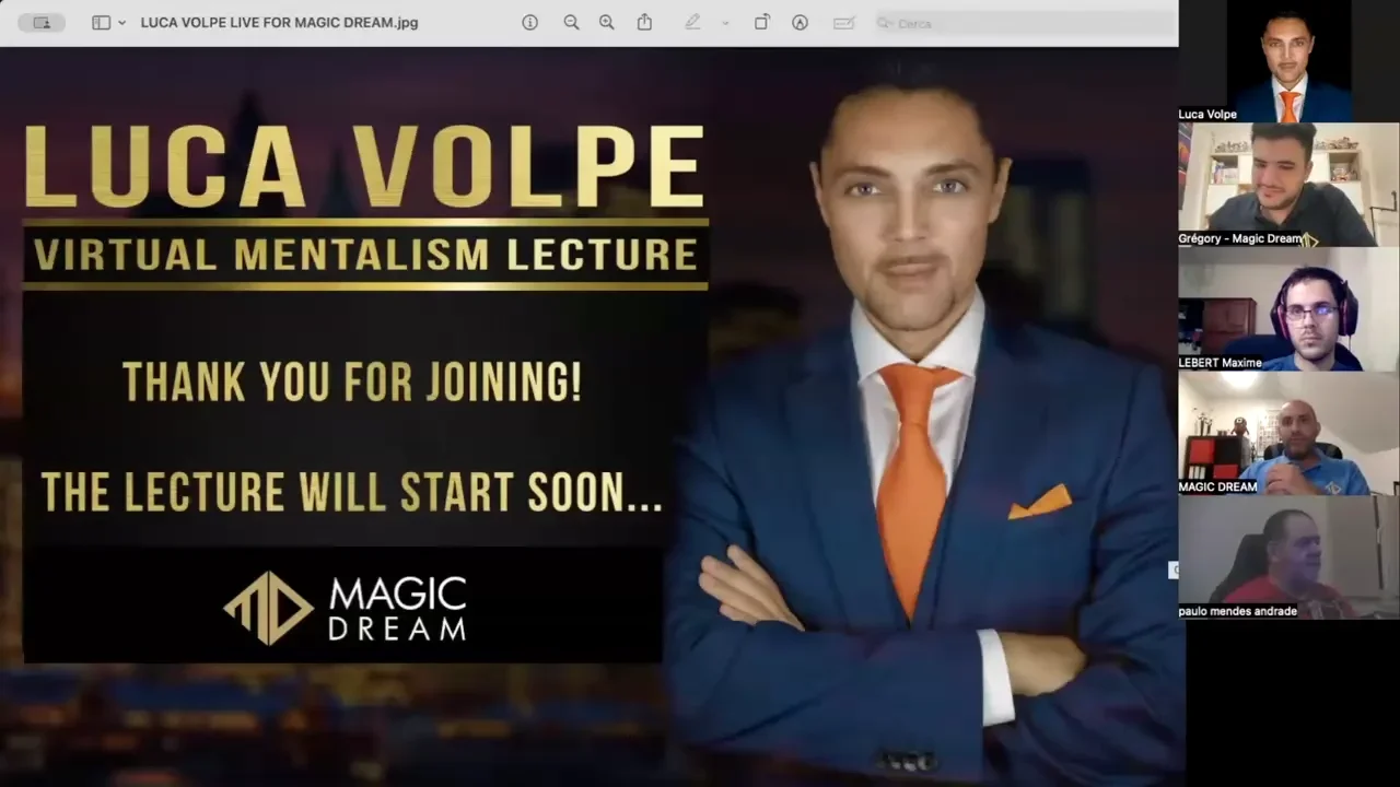 

Virtua Mentalism Lecture by Luca Volpe -Magic tricks