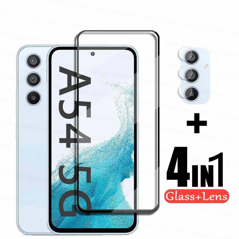Full Glue Glass Per Samsung Galaxy A54 Screen Protector Samsung Galaxy A04S A14 A34 A54 5G Pellicola Per Telefono In Vetro Temperato Samsung A54