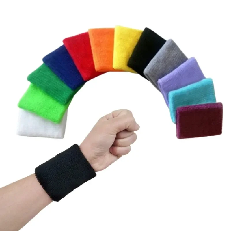 Sport Wrist Sweatband Wrist Support Brace Wraps Guards for Gym Volleyball Basketball Tennis Running