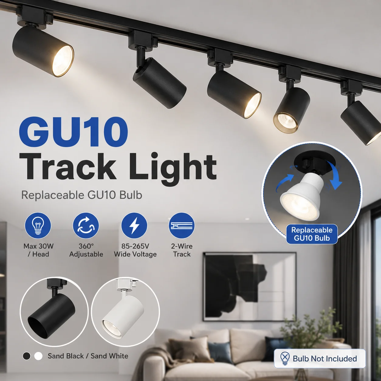 CHENBEN LED Deckenschienenleuchten Set 8