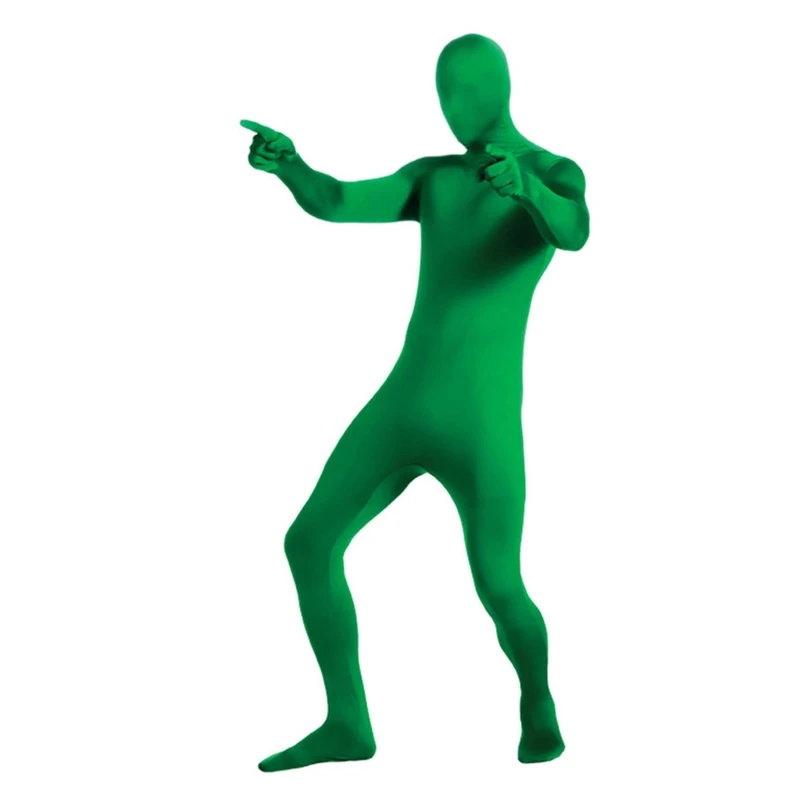 Cosplay Costume Adult Unitard Men and Women Full Jumpsuit Disappearing Man Body Suit Halloween Cosplay Costumes Tights