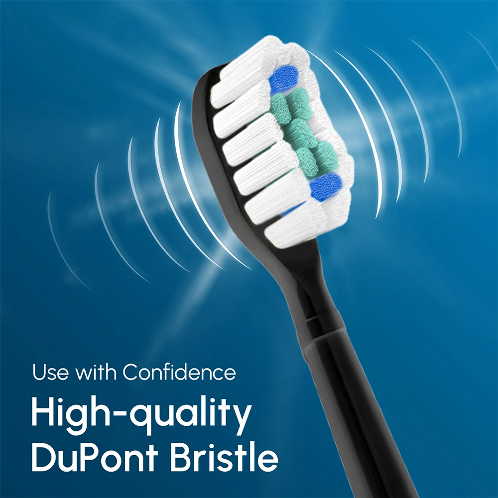 8 Pcs Replacement Toothbrush Heads Compatible with Philips Sonicare Diamond Clean Electric Brush Head Hx6920 4100 5100 6100 1100
