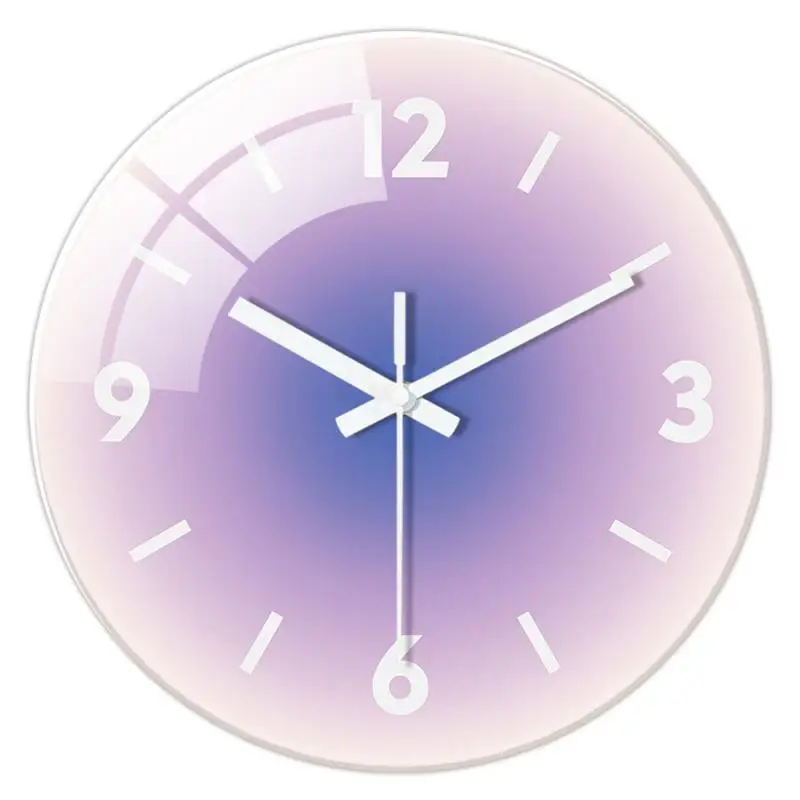 

Joylove Nordic Wall Clock Celebrity Ins Light Luxury Living Room Punch-free Creative Decoration Mute Simple Glass Clock