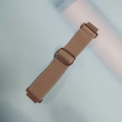 Elastic Nylon Loop Wristband Bracelet, 20/22mm Watch Band - 22mm (Meat pink)