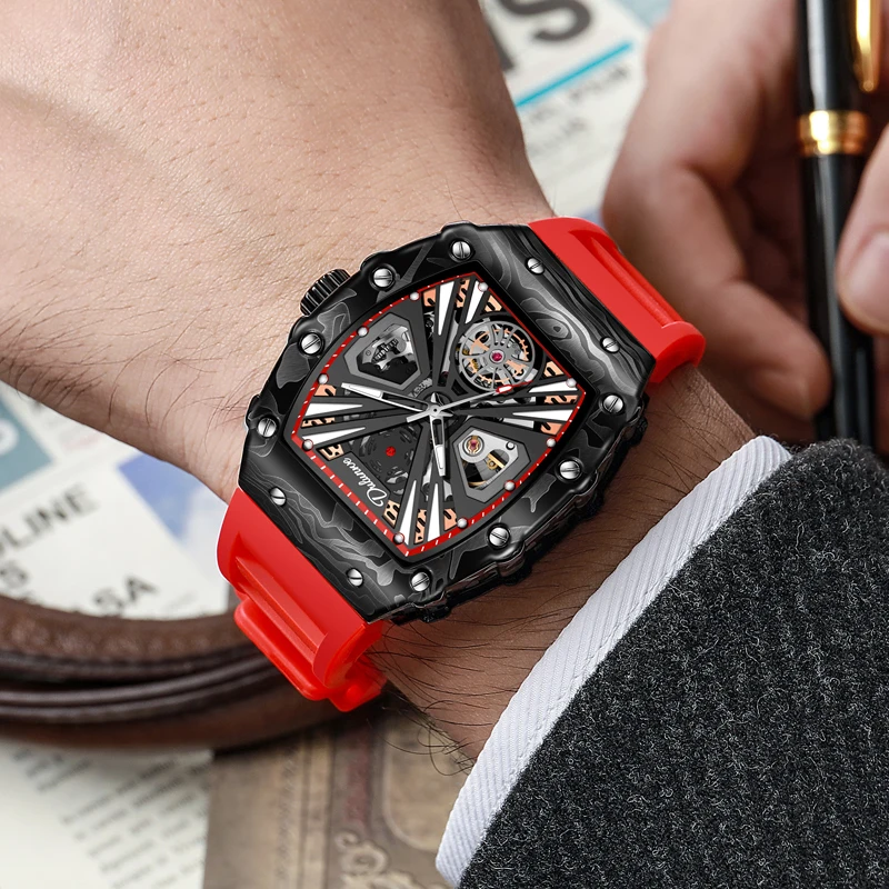 Top Luxus Automatische Männer Wasserdicht Leuchtende Uhr Sport es Herren Mechanische Handgelenk_voghion.com