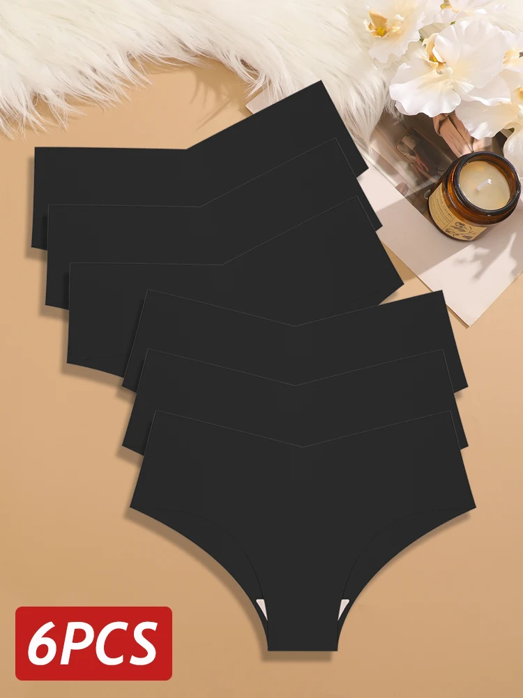 Mutandine Da Donna In Seta Di Ghiaccio Senza Cuciture, Slip - Foto 6