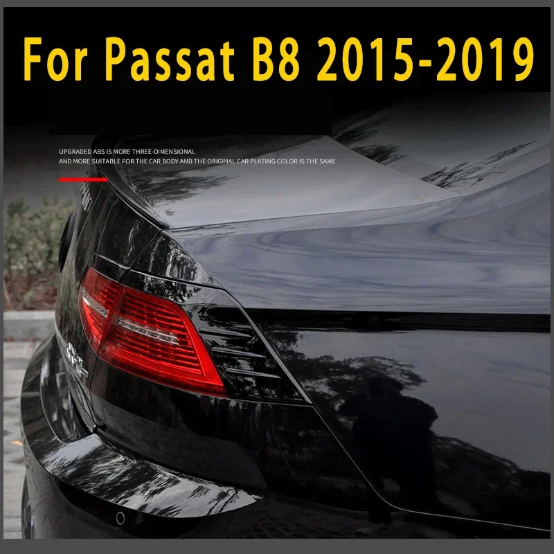 

Car Styling for VW Passat B8 2015 2016 2017 2018 rear lamp decoration bright black body kit baking paint patch accessory