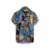 New Fashion Men's 3D Printed Shirt Summer Short Sleeve Single Row Button Loose Oversized Plant Pattern Trend 13