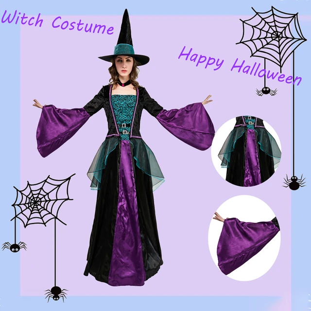 Halloween Costume Sexy Vampire Costume Women Masquerade Party Cosplay  Gothic Witch Evil Queen Bride Dress Carnival Clothing - AliExpress