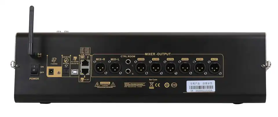 X16 Channels Audio Sound Mixer TITumnnl MG16 Mixing DJ Console USB