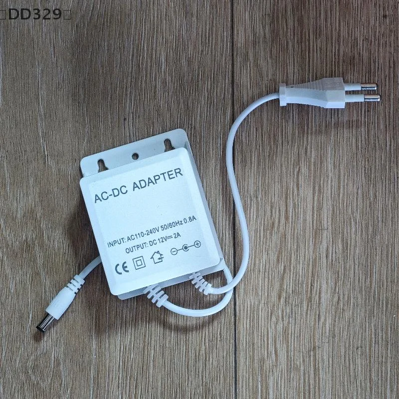 〔DD329〕 Waterproof Power Adapter DC12V 2A EU Plug For CCTV Security Surveillance AHD Camera Charger NVR DVR Input AC100V-240V