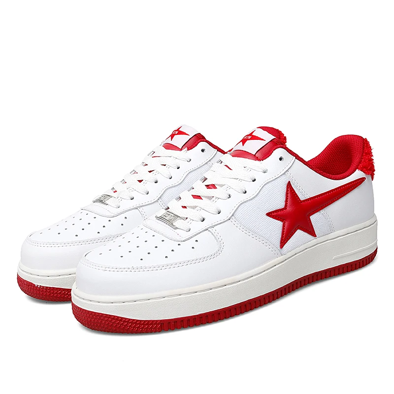 

Новинка 2024, Мужская обувь для скейта высокого качества, модные личные Прогулочные кроссовки, брендовые дизайнерские кожаные повседневные кроссовки для пар