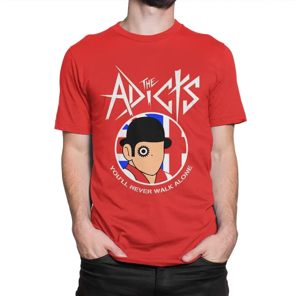 

Футболка мужская и женская с надписью «The Adicts You Never Walk Alone», размеры bma 118