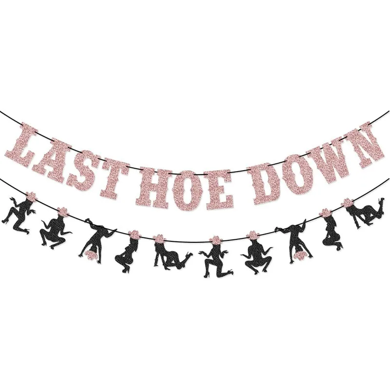 

Last Hoedown Western Cowgirl bachelorette Party banner, Final rodeo,Nash Bash Nashville bachelorette party decorations