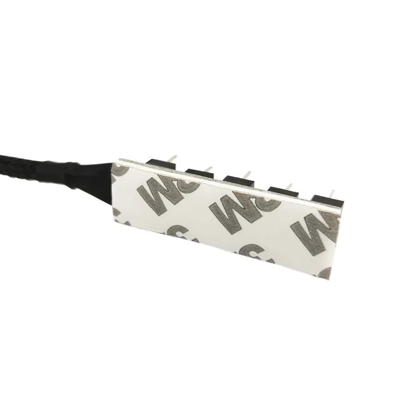 Adaptador de Cable de alimentación de ventilador PWM, divisor de funda para enfriador de ordenador, ventiladores de 1 a 5(40cm), 4 o 3 pines