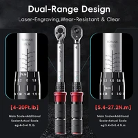 Набор механических динамометрических ключей MoveCrab, 6 шт., 5,4-224 Нм/4-165 футов фунтов для велосипеда, мотоцикла, авто, набор инструментов для промышленного ремонта — изображение 6