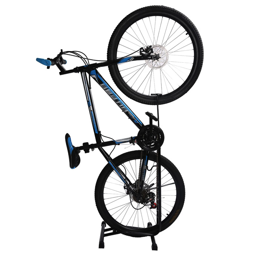 3in1 Bicycle Floor Parking Rack Bike Indoor Garage Storage Bike Repair Stand Maintenance Holder Rack for Mountain
