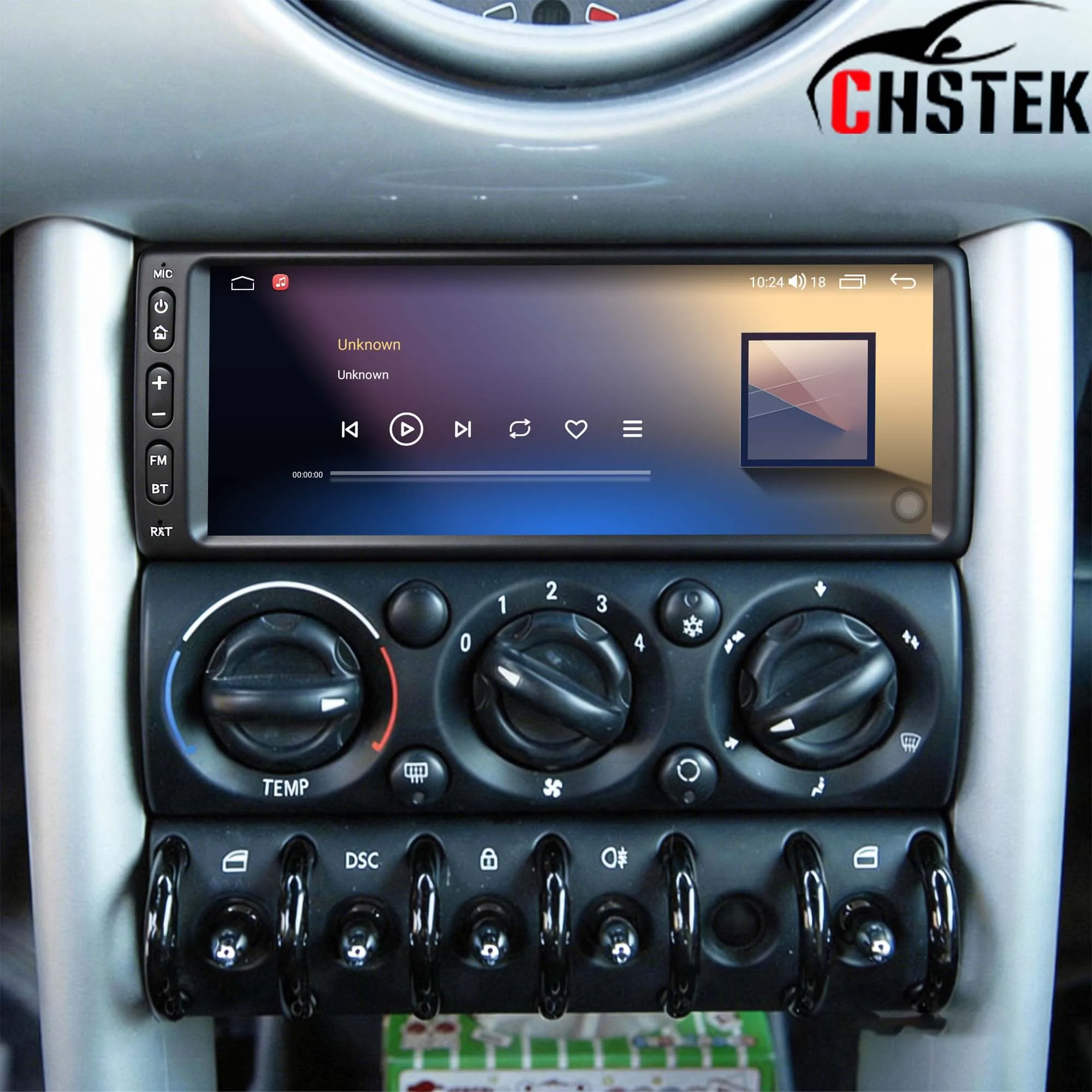 Estéreo Multimedia Inalámbrico Carplay CHSTEK para BMW Mini Cooper S R50 R52 R53 2004-2007, 4G, GPS, WIFI, Manos Libres, Autoradio, BT 1