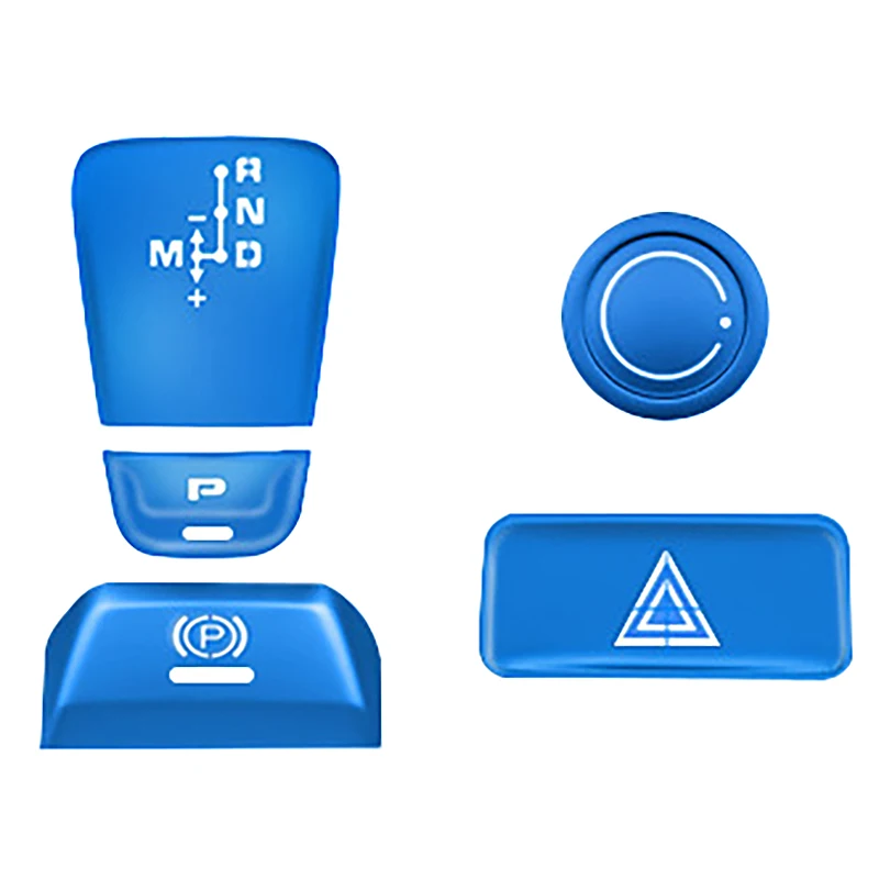 

5 шт. Центральная панель управления переключением передач P ручной тормоз мультимедийная ручка Предупреждение наклейка на кнопки для Porsche Cayenne 2018-2021
