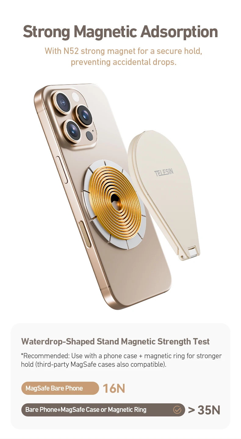 Magnetic Multi-function Mobile Phone Holder 300° Rotation Phone Camera Shoot Sta