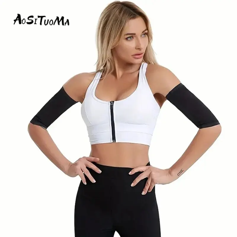 Sweat Arm Sleeve Body Sculpting Sports Fitness Protective Sleeve for Women Trim Band