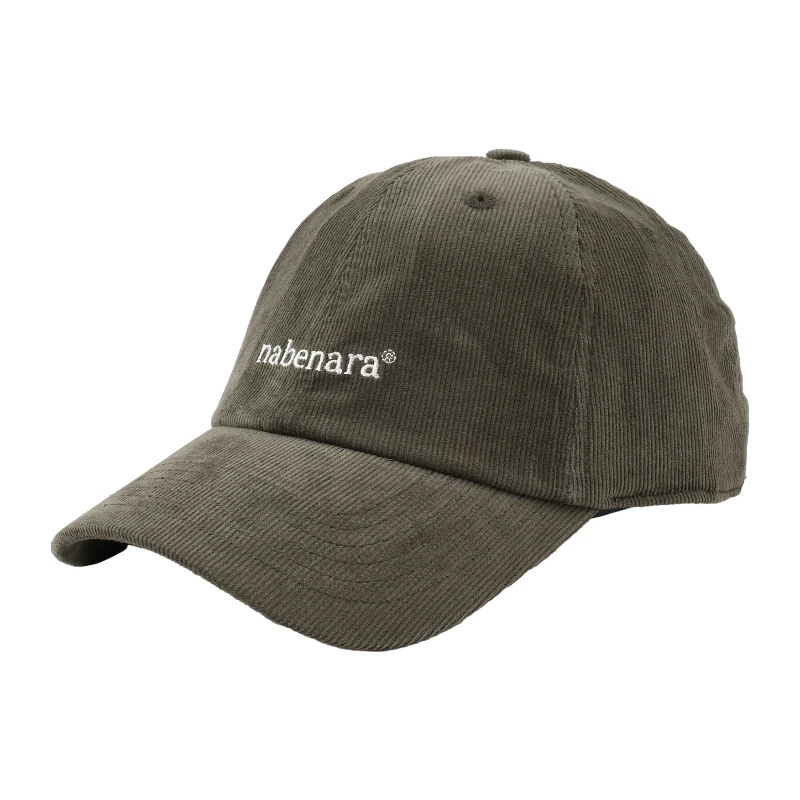 Corduroy Retro Small Letter Embroidered Baseball Cap for Women Autumn Winter Street Casual Sun-Proof Cap for Men