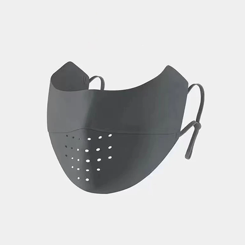 Sunscreen Face Mask Ice Silk Face Mask UV Sun Protection Summer Adjustable Breathable Men Women Outdoor Running Cycling Sports Mask