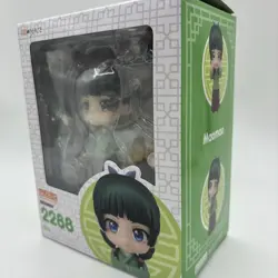 Cute Anime Q Version Nendoroid Maomao Action Figure - PVC Collectible Doll with Interchangeable Faces, Perfect for Gifts and Office Decoration (2288 - Maomao)