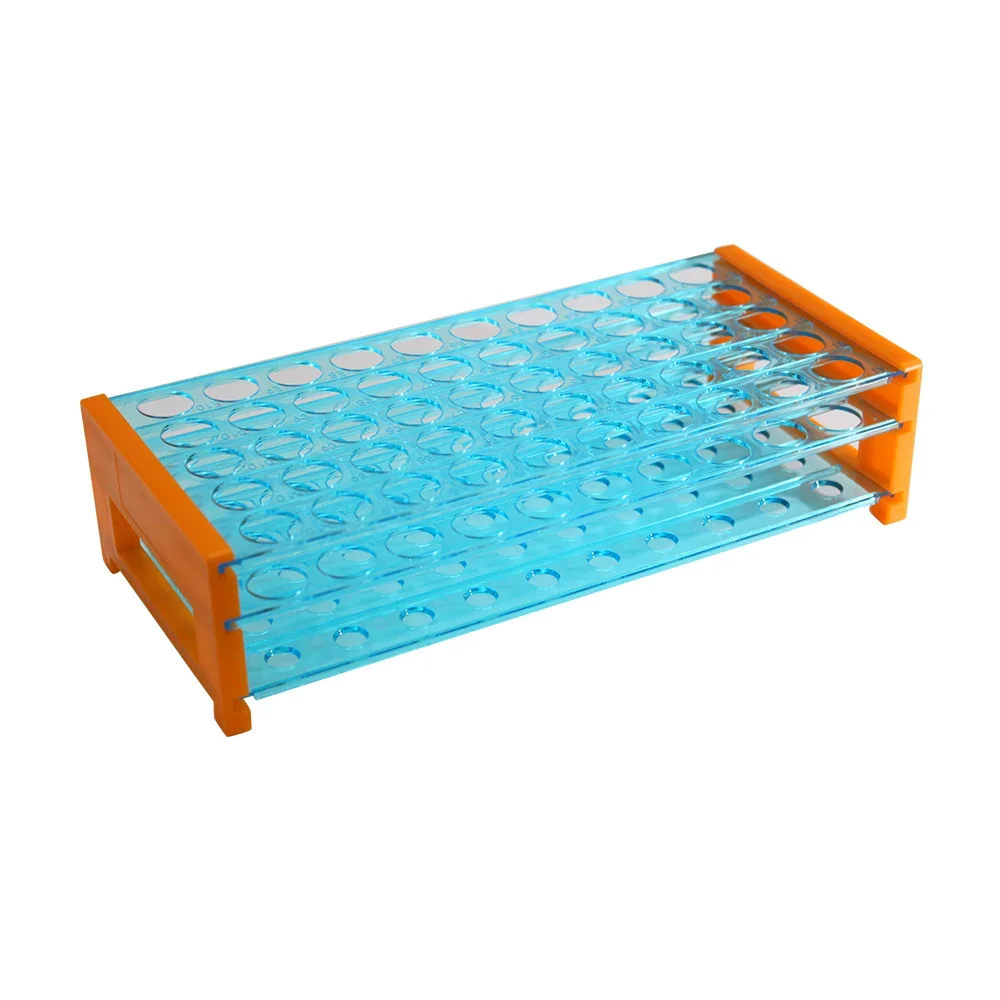 Biosharp Three-layer Detachable Centrifuge Tube Rack 18mm 50 Holes Microbiology Lab Equipment Blood Collection Tube Holder