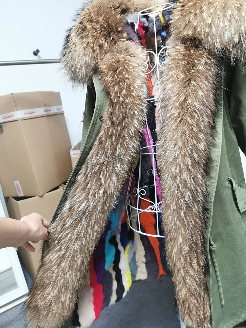 Vexaroa women's fur coat winter outerwear