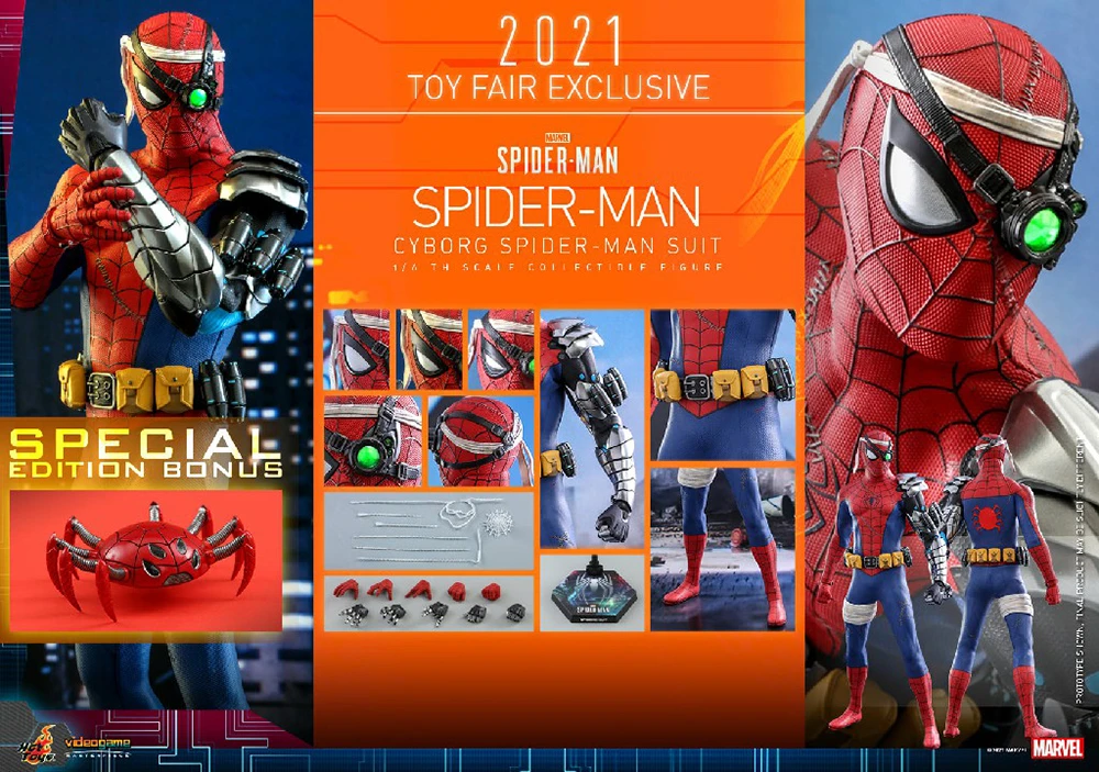 ホットトイズ  スパイダーマン　サイボーグスパイダーマン