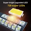 Powerful Solar Led Light Outdoor Lighting 720 LED Garden Lights Big Solar Panel Lamps Waterproof Motion Sensor Street Light 5