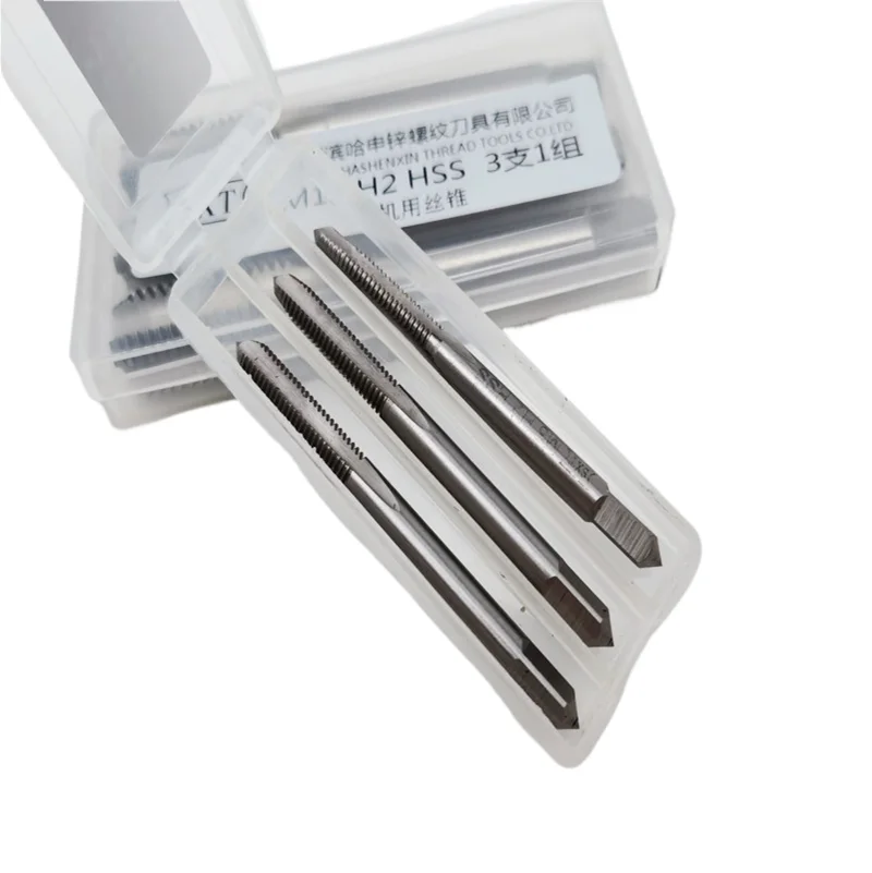 HSS 3-teiliges Maschinengewindebohrer-Set M3-M36, Stufen 1/2/3, 3-Stufen-Gewindebohrer-Kombination für hochpräzises Gewindeschneiden in Edelstahl – Detail 3