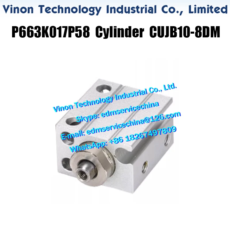 P663K017P58 EDM-Luftzylinder für MV, MP1200, MP2400 Maschine CUJB10-8DM DEM4800 DEM48A 283238