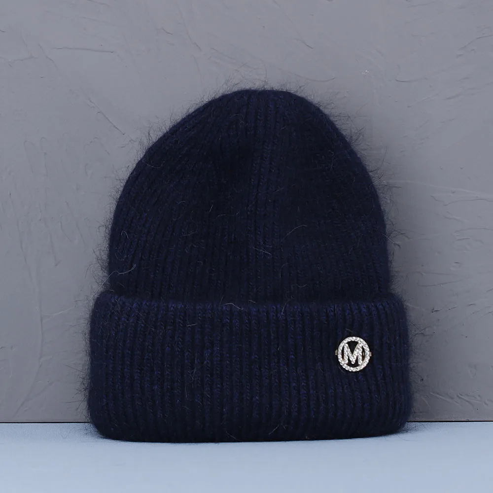 Navy blue with M