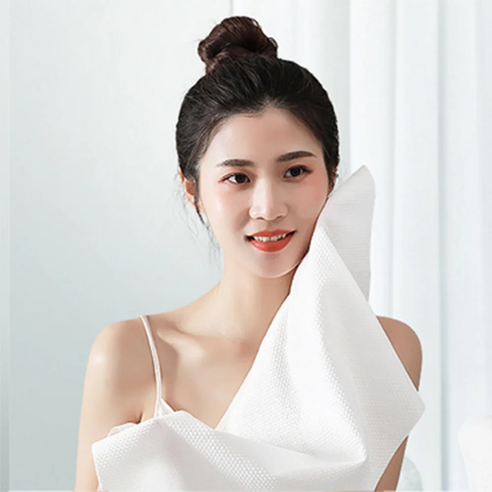 Disposable Bath Towel 70x100cm Disposable Compressed Towel Thicken Cotton Bath Face Towels Washcloth Napkin Tissue Cleaning Compressed Hotel Travel